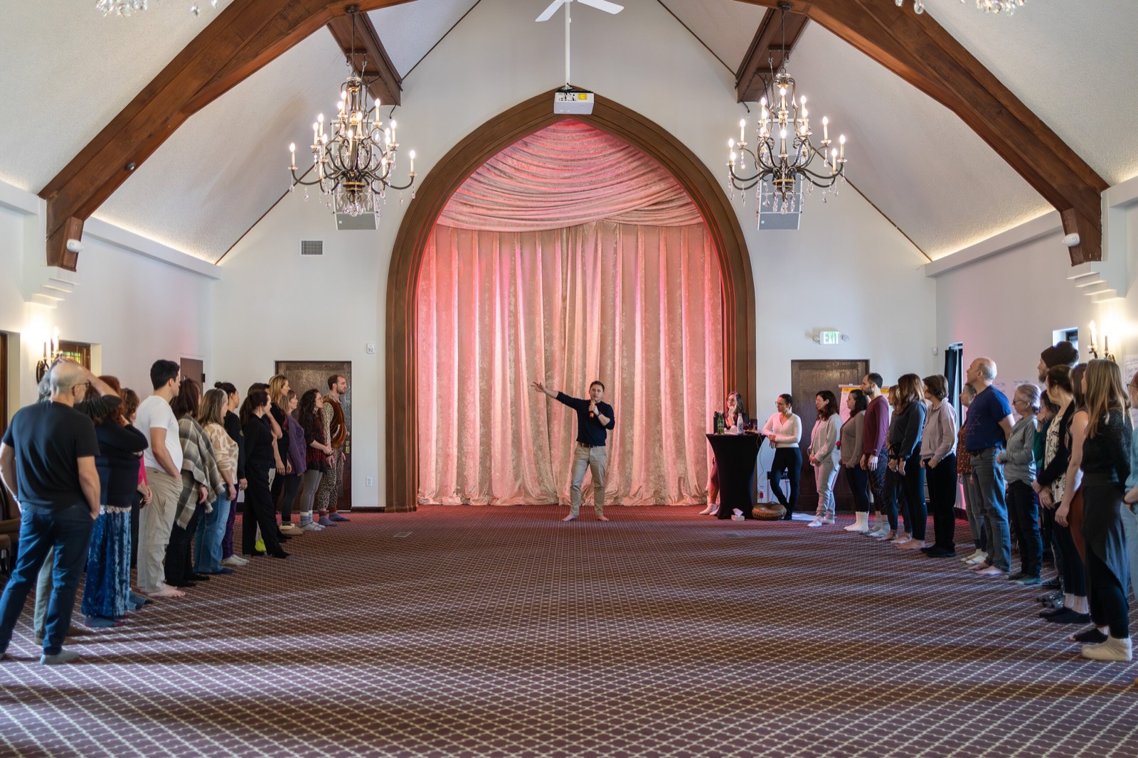 Heart iQ retreat at Casa Sagrada — Christian facilitating in the venue