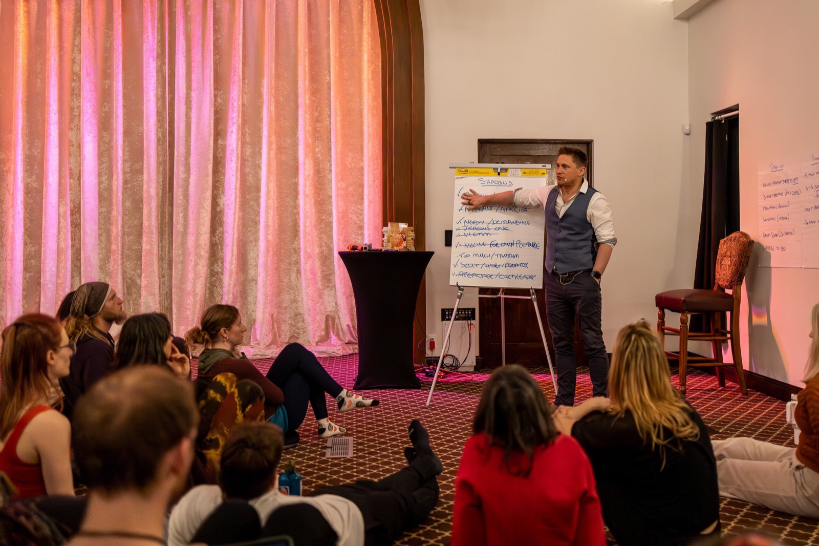 Christian Pankhurst teaching at Heart iQ retreat