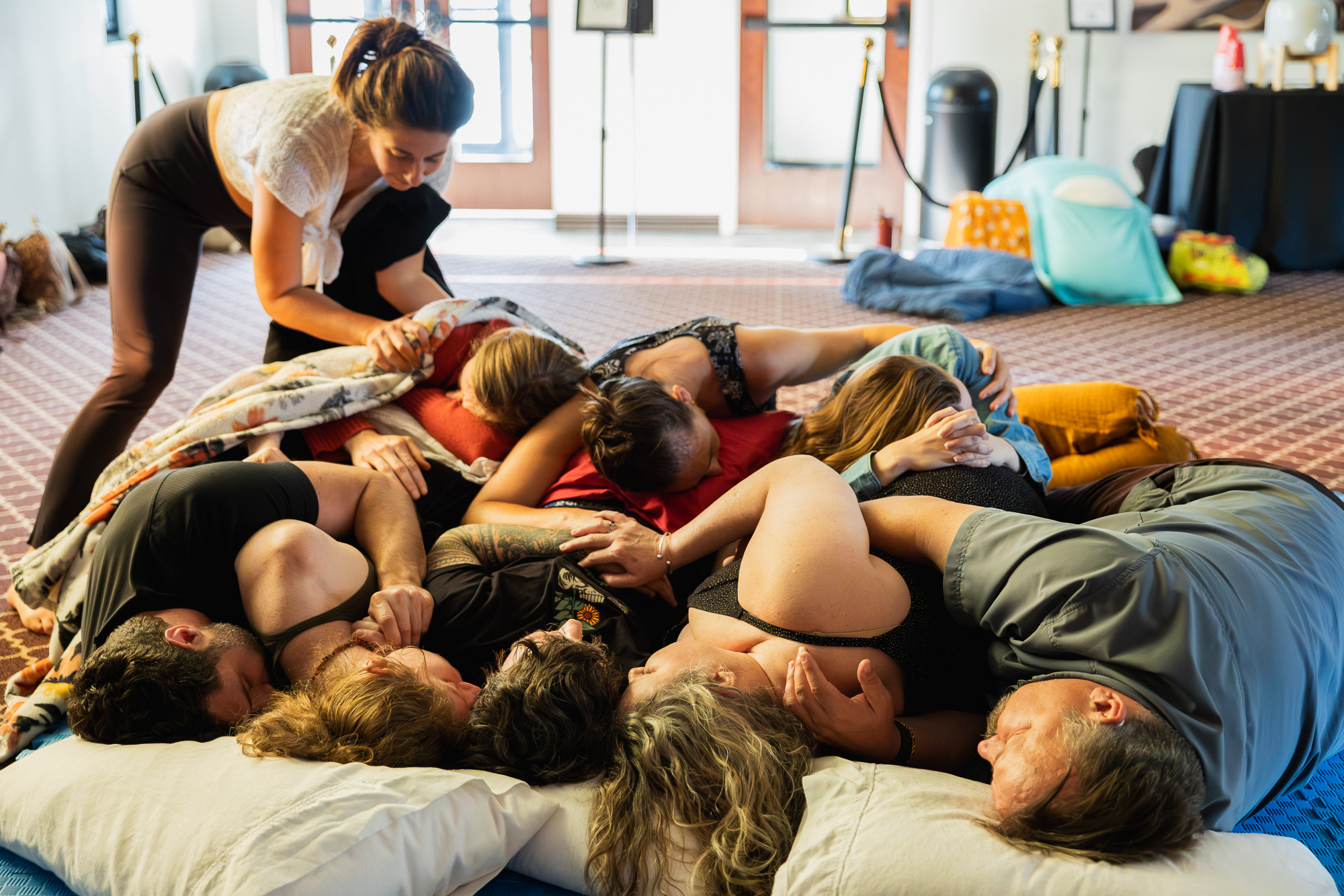 Heart iQ — group held on the floor